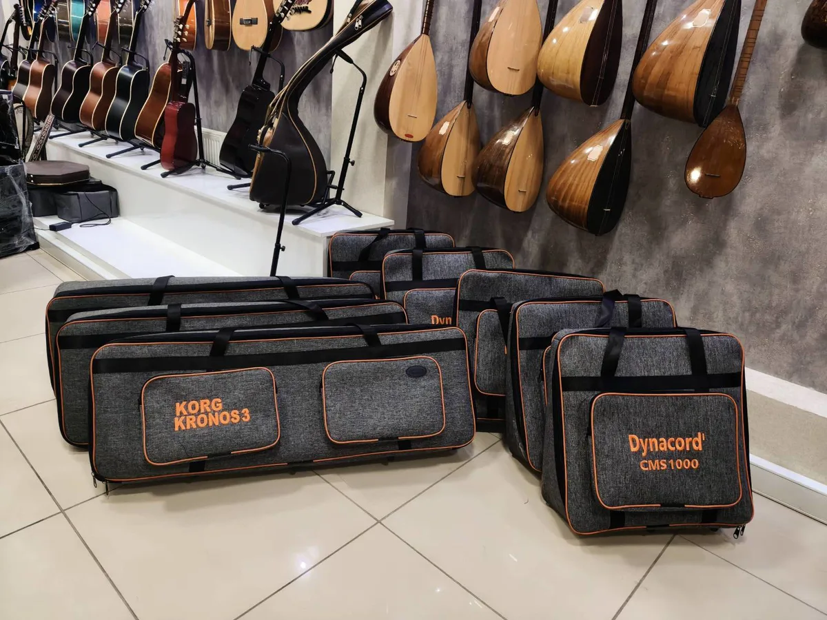 Korg Kronos3 & Dynacord CMS1000 Profesyonel Müzik Enstrümanı Taşıma Çantaları