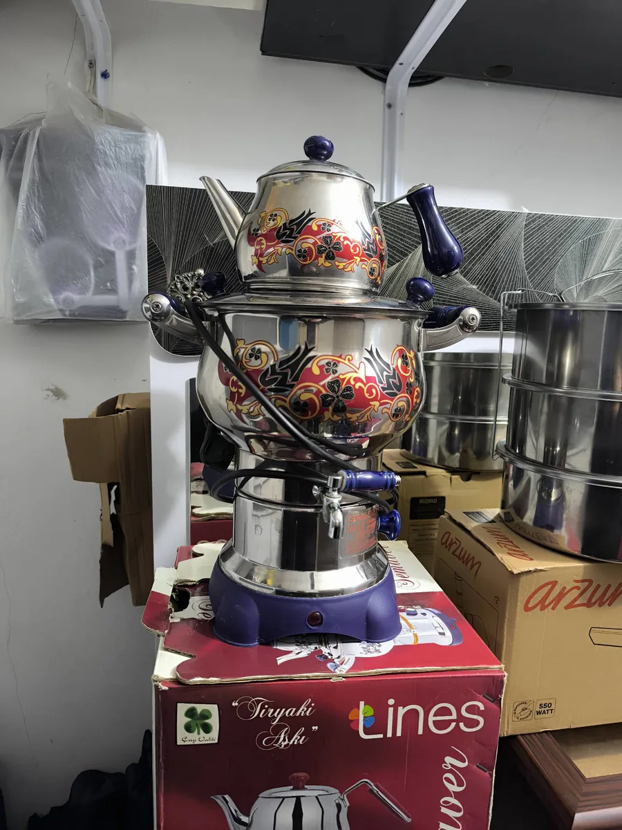 Elines Fuyaki Ashi 650W Elektrikli Çaydanlık - Mavi Dekoratif