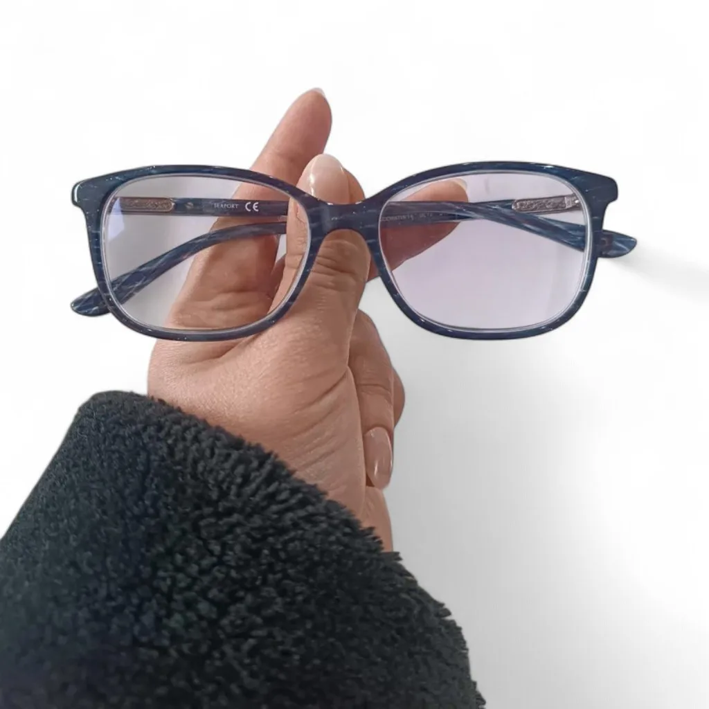 Seafort Mavi Çerçeveli Optik Gözlük - İyi Durumda