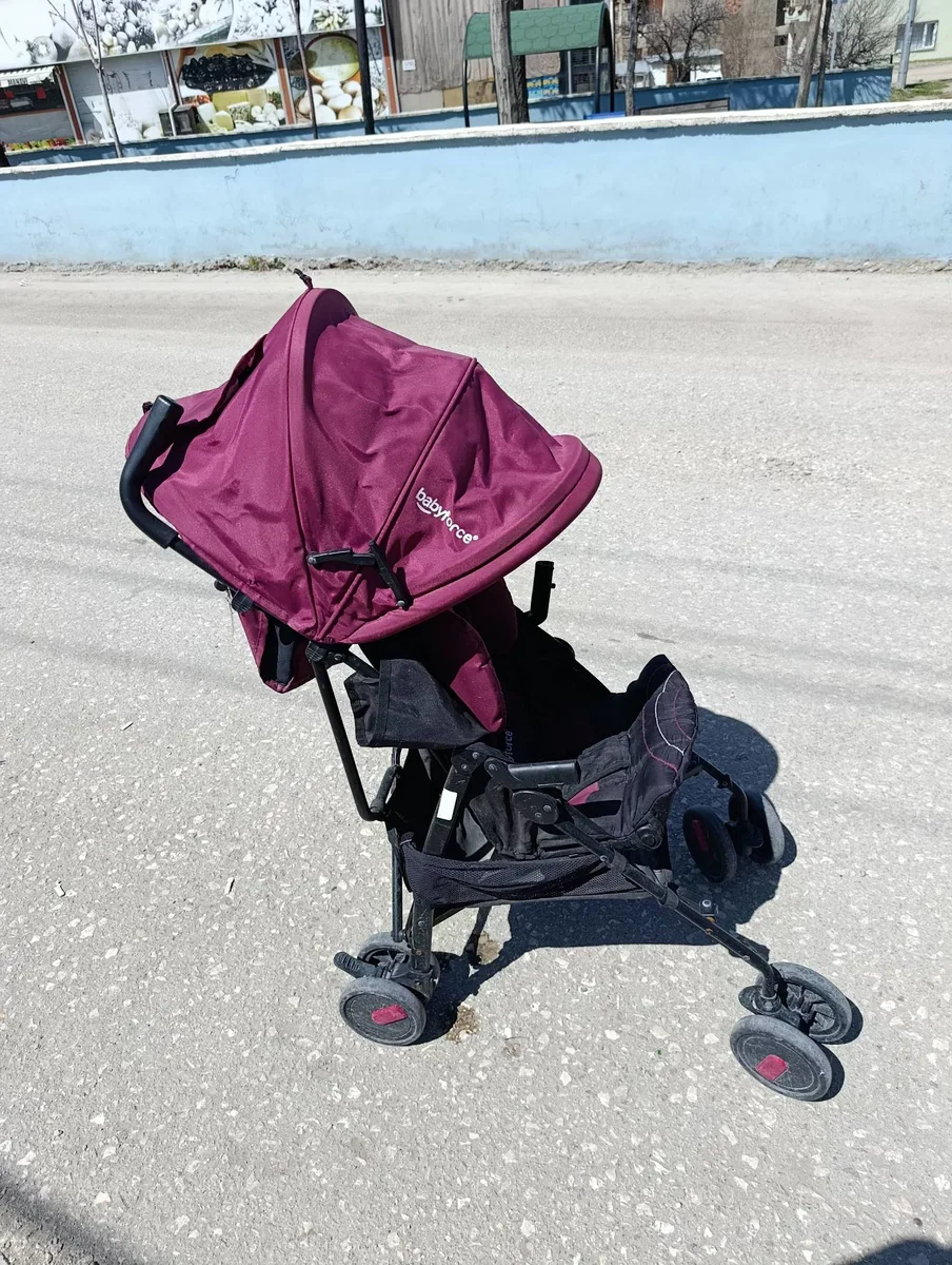 Babyforce Bebek Arabası - Mor Renk - Harika Durumda