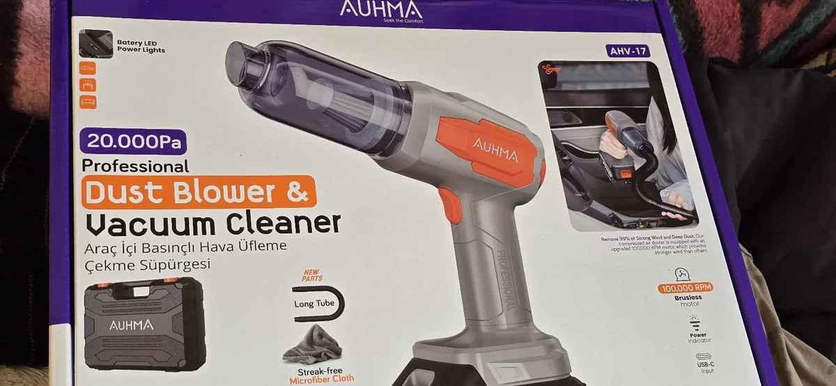 AUHMA AHV-17 Profesyonel Toz Üfleme & Vakum Temizleyici 20000Pa
