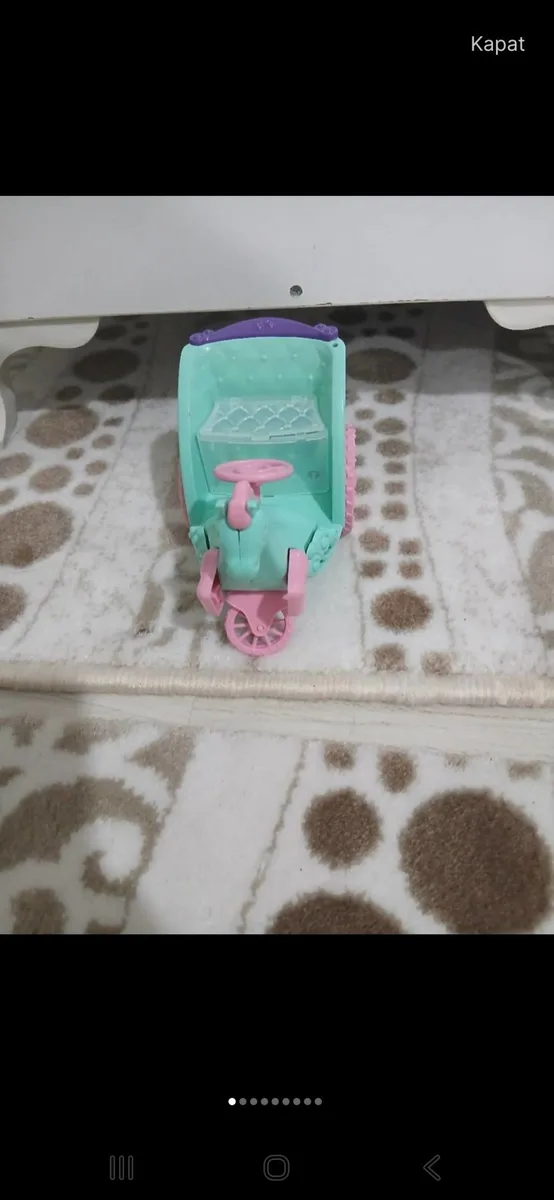 Polly Pocket Vintage Taşınabilir Oyun Seti - Turkuaz Renk