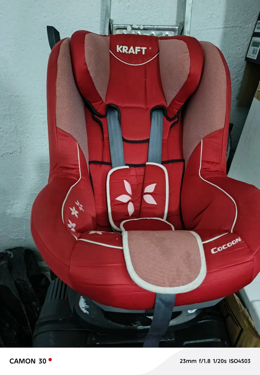 Kraft Cocoon Oto Çocuk Güvenlik Koltuğu - Kırmızı