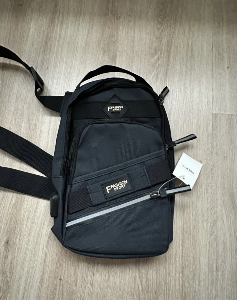 Fashion Sport Siyah Omuz Çantası - Yeni