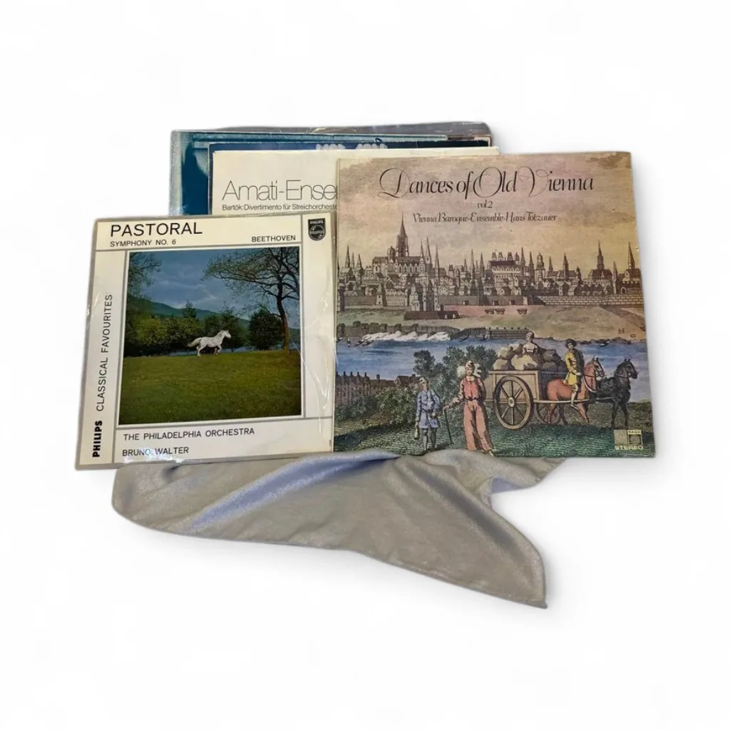 10 adet orijinal dönem plak