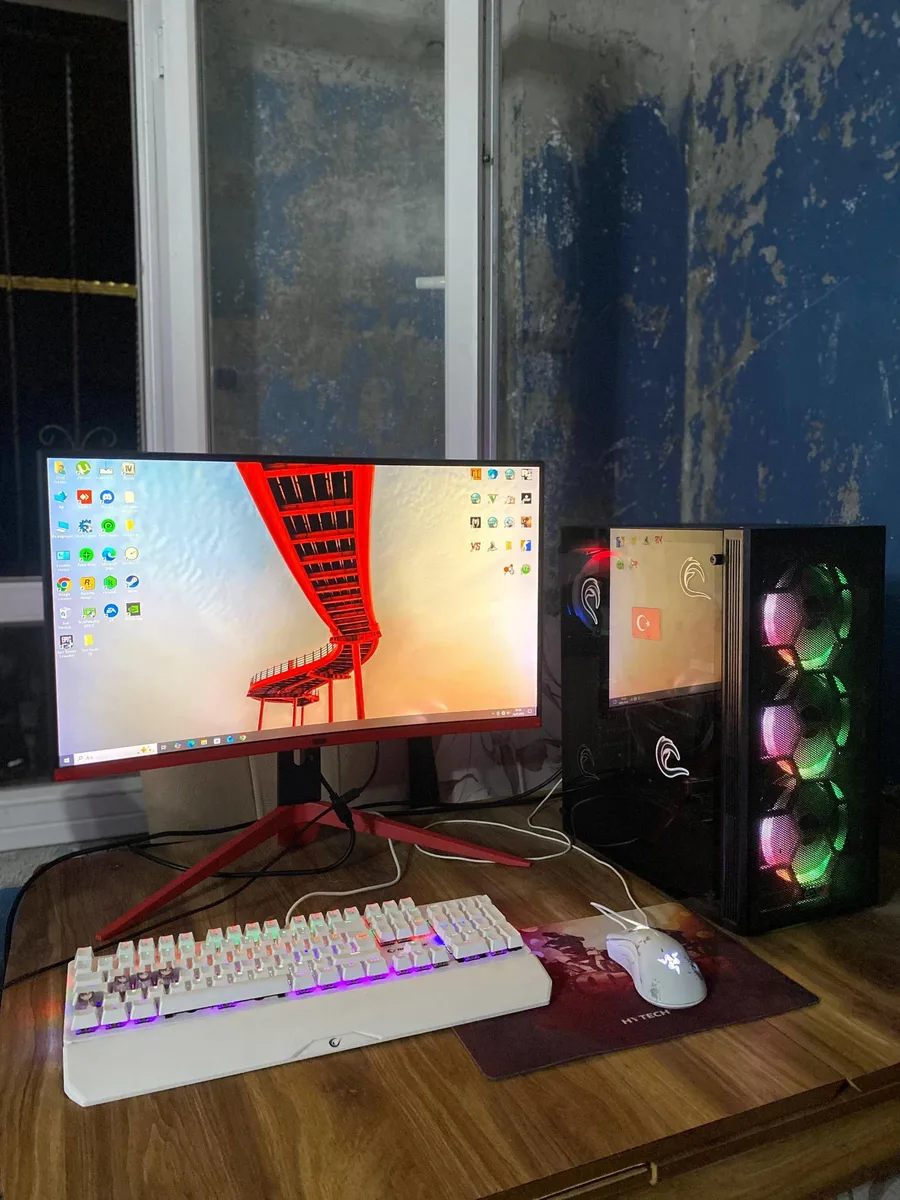RTX 3050 Sistem + 240Hz Monitör Full Setup