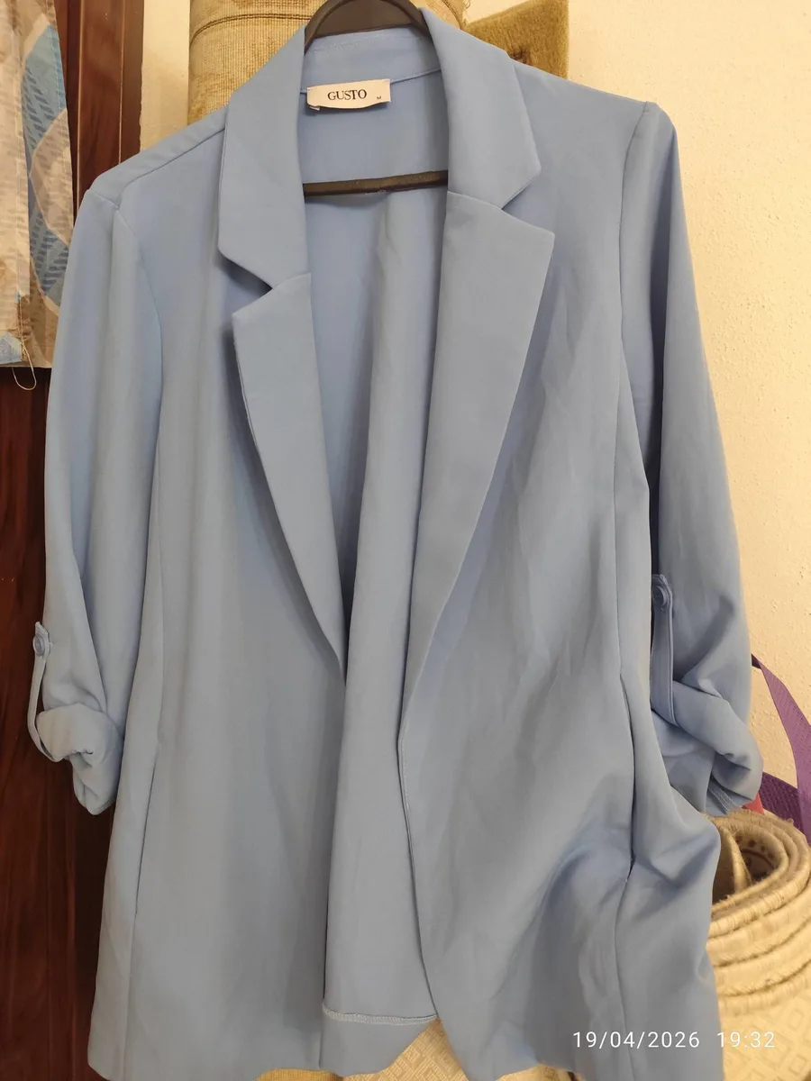 GUSTO Açık Mavi Blazer Ceket - Kadın Giyim