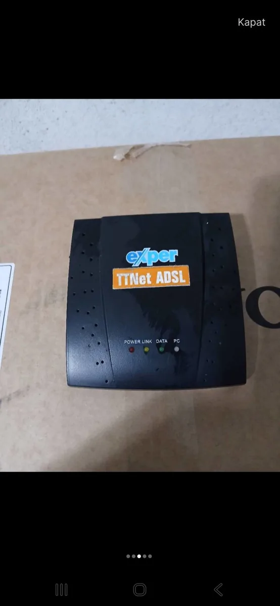 Exper TTNet ADSL Modem - Çalışır Durumda
