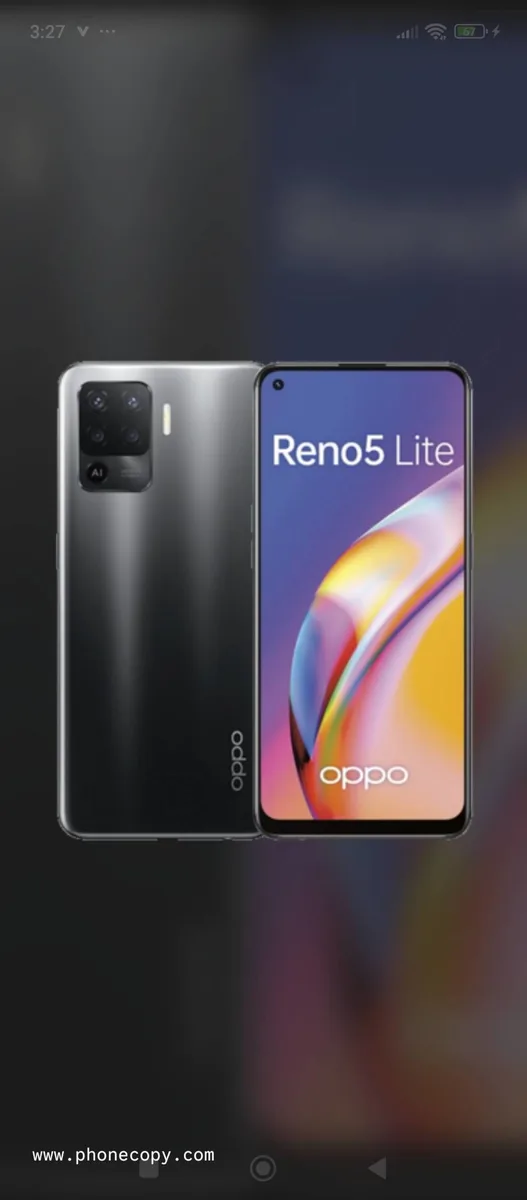 OPPO Reno5 Lite Akıllı Telefon - Siyah Renk