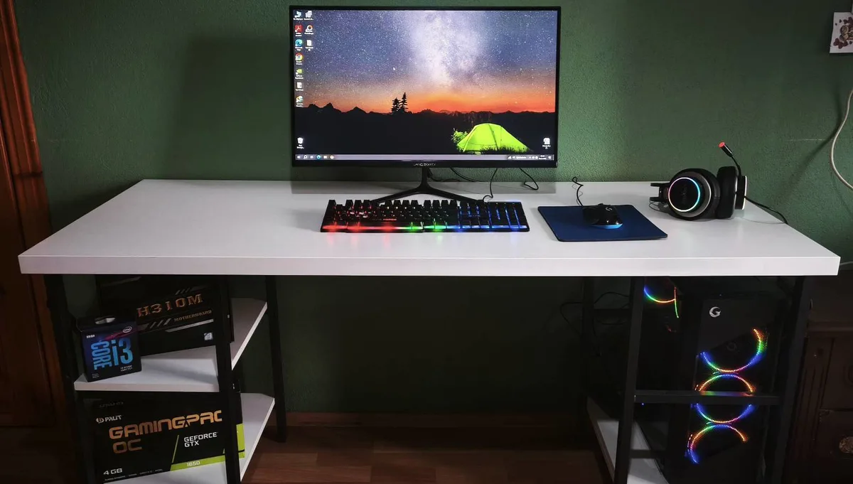 RGB Gaming PC, Mekanik Klavye, Oyuncu Faresi ve Kulaklık Seti