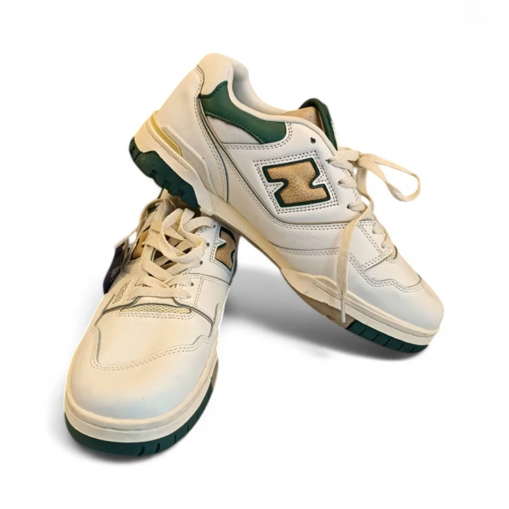 New Balance 550 Beyaz Yeşil Erkek Spor Ayakkabısı