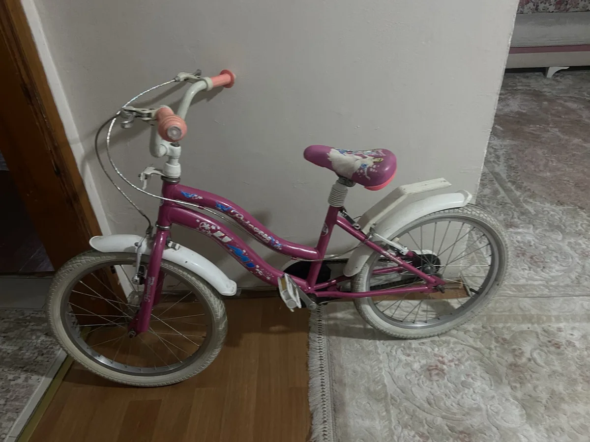 20 inç Çocuk Bisikleti, Pembe Renk, Çok İyi Durumda