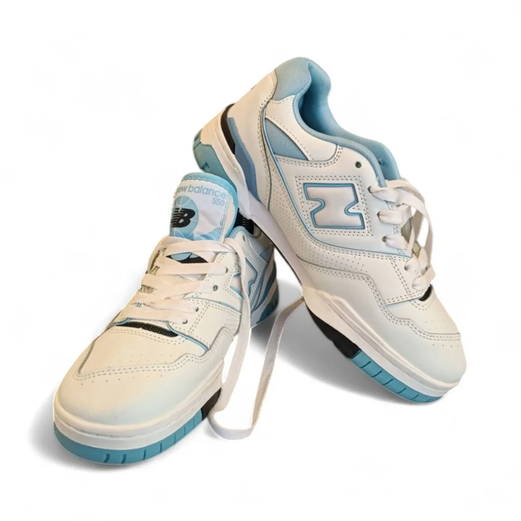 New Balance 550 Unisex Spor Ayakkabısı Beyaz-Mavi