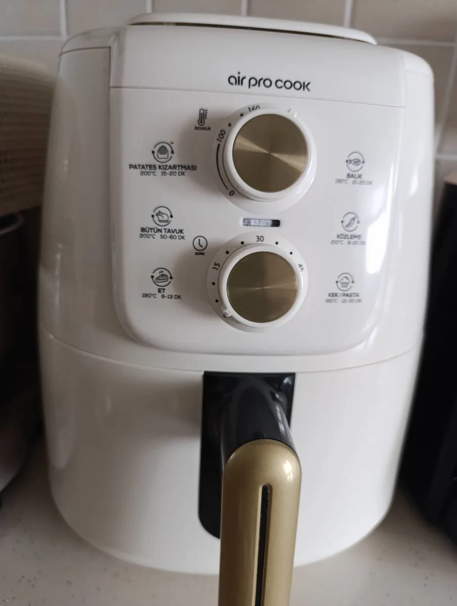 Air Pro Cook Hava Fritözü - Ayarlanabilir Sıcaklık ve Zaman Kontrolü