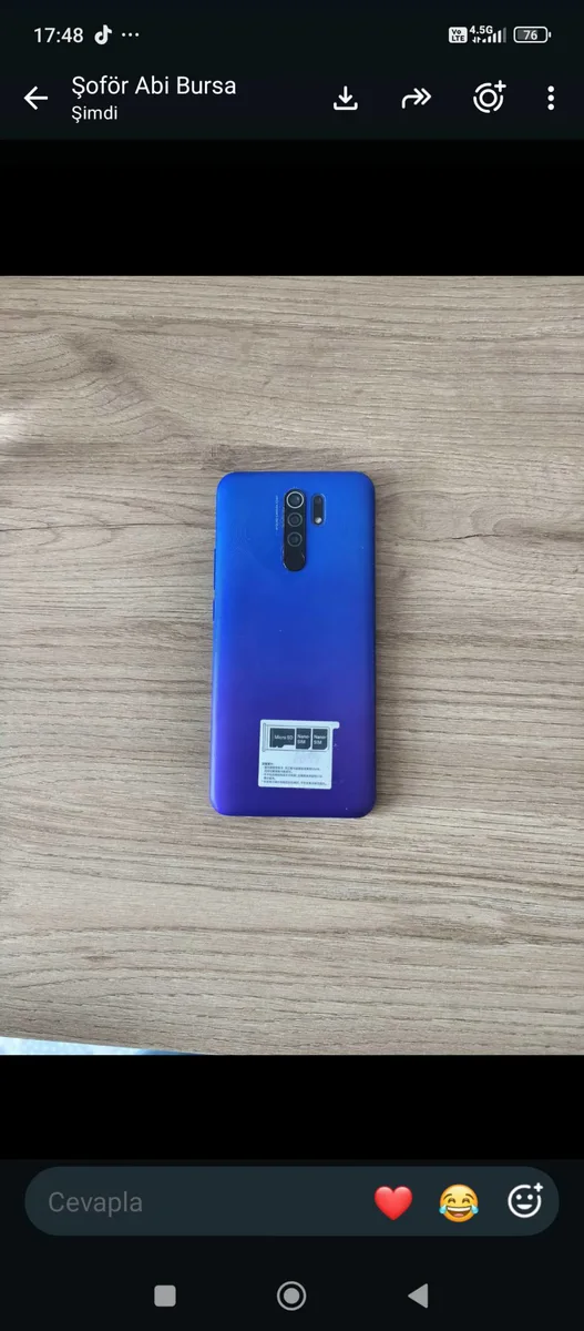 Xiaomi Redmi 9 Prime 4GB/64GB Mavi Renk İkinci El