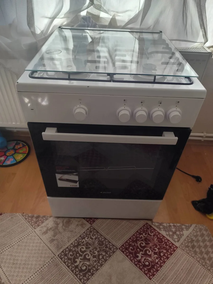 Beyaz Elektrik Ocak Fırın - 4 Gözlü - Kullanılmış