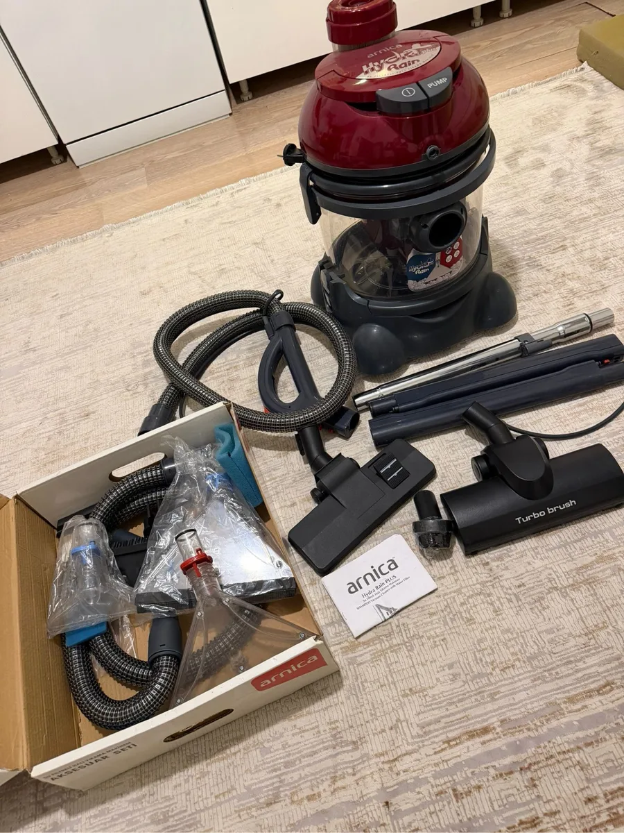 Arnica Profesyonel Islak Kuru Süpürge Turbo Fırçalı Aksesuar Seti