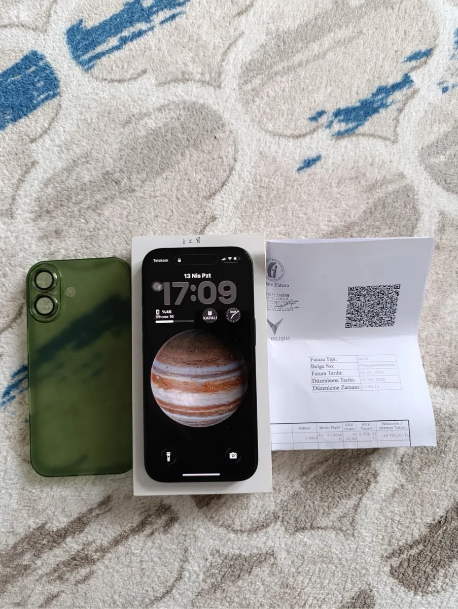 iphone 16 128 gb siyah 