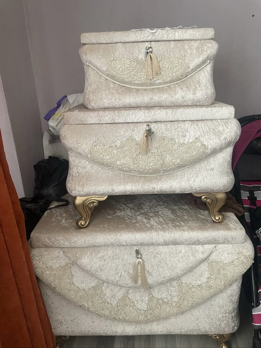 3 lü çeyiz sandık
