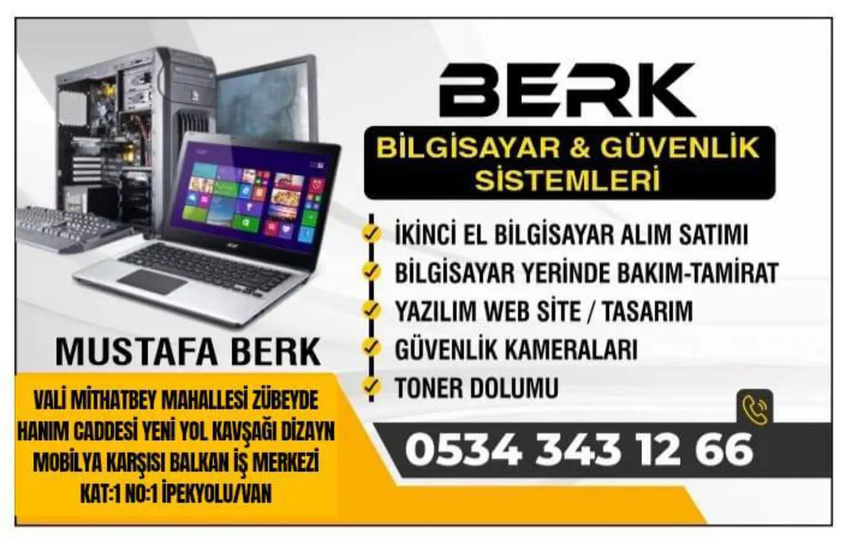 İkinci El Bilgisayar Alımı, Yazılım & Güvenlik Kamera Hizmeti - Van