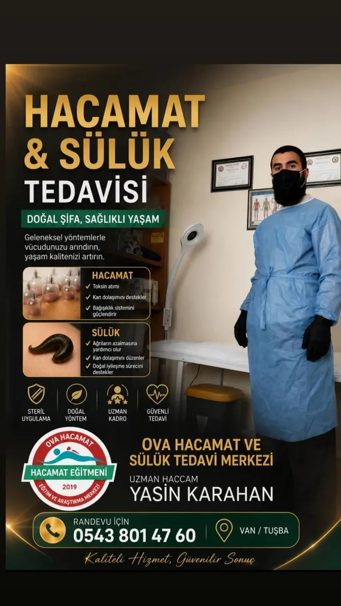 Profesyonel Hacamat & Sülük Tedavisi - Uzman Yasin Karahan