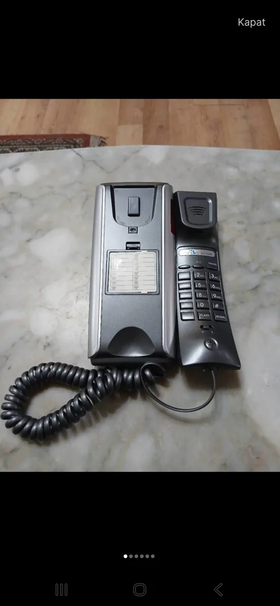 Retro Kablosuz Telefon Seti - Çalışır Durumdadır