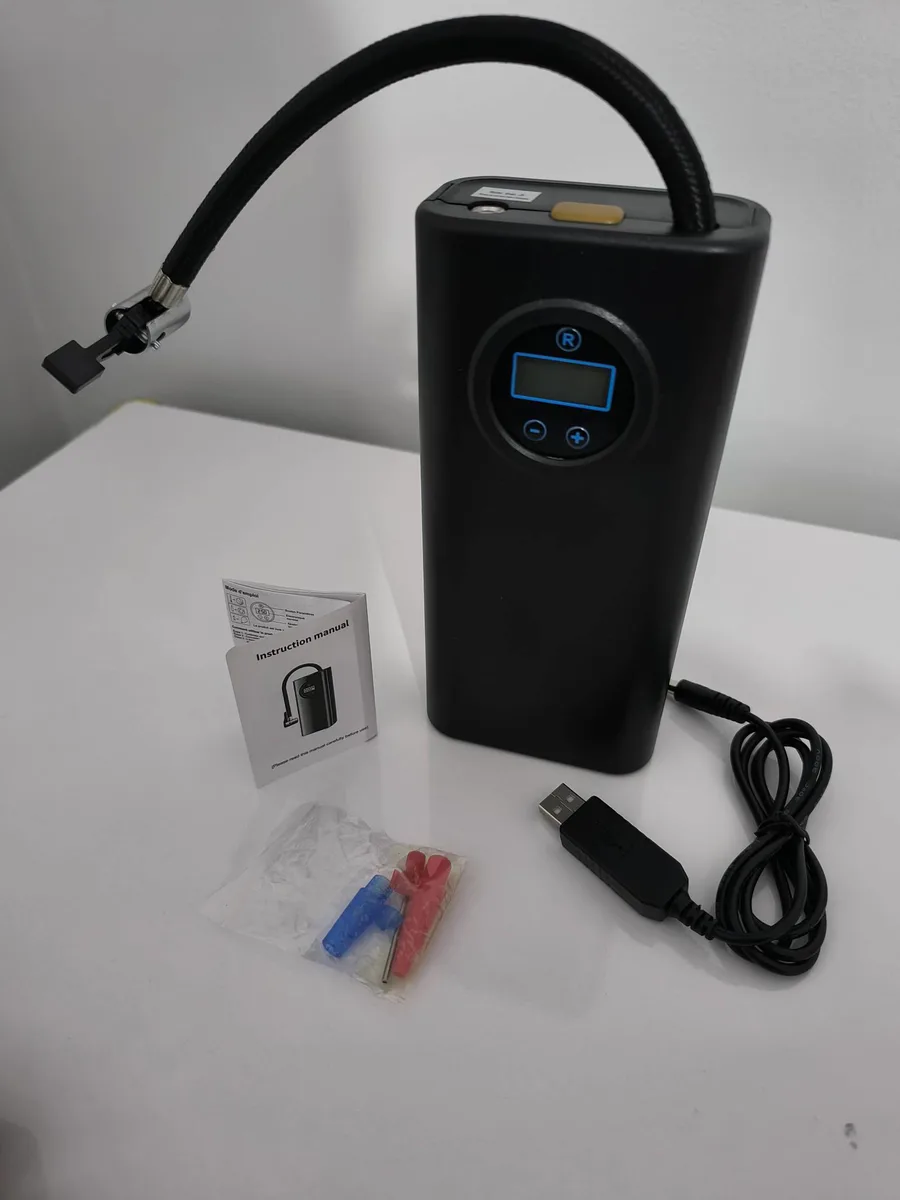 Otomotiv Dijital Hava Basıncı Ölçer USB Şarjlı Kompresör