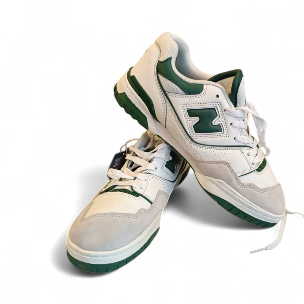 New Balance 550 Beyaz Yeşil Spor Ayakkabı - Sıfır