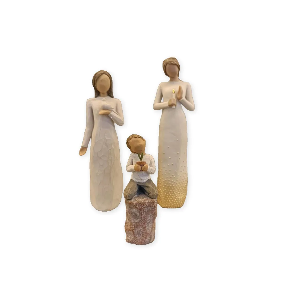 Willow Tree Figür Koleksiyonu - Anne ve Çocuk Temalı Dekoratif Heykelcikler