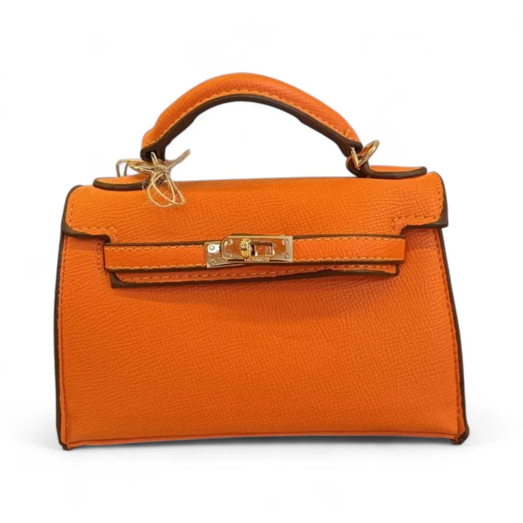 Hermes Orange Birkin 30 Mini El çantası