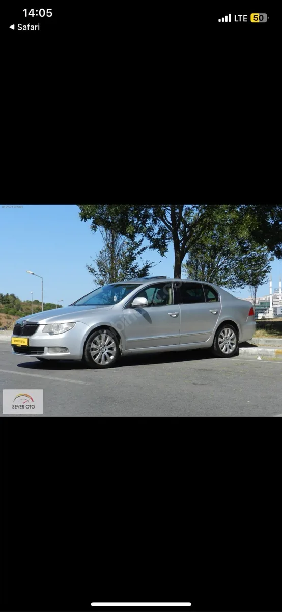 2012 Skoda superb 260 bin km 1 lokal 2 değişen 