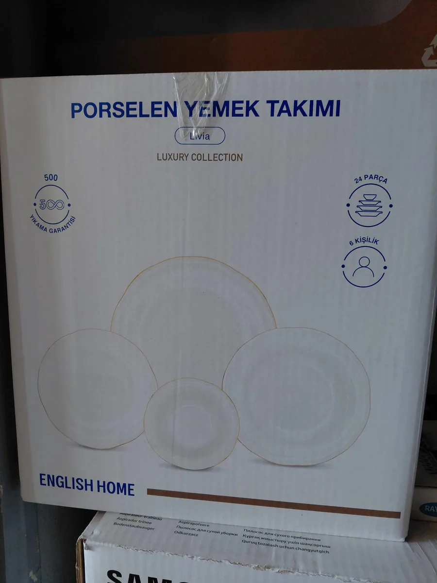 Livia Luxury Collection 24 Parçalı Porselen Yemek Takımı - English Home