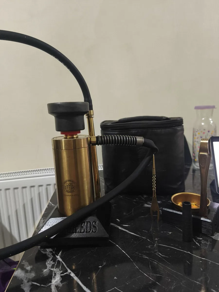 MLDS Premium Nargile Seti - Altın Renk, Siyah Çanta ve Aksesuarlar