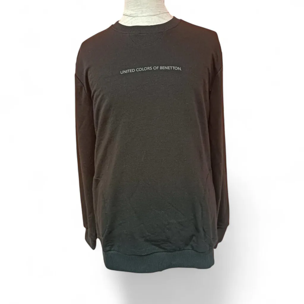 United Colors of Benetton Siyah Erkek Sweatshirt