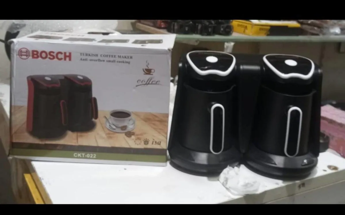 Bosch CKT-022 Türk Kahve Makinesi - Çift Demlik, Taşmama Özelliğine Sahip