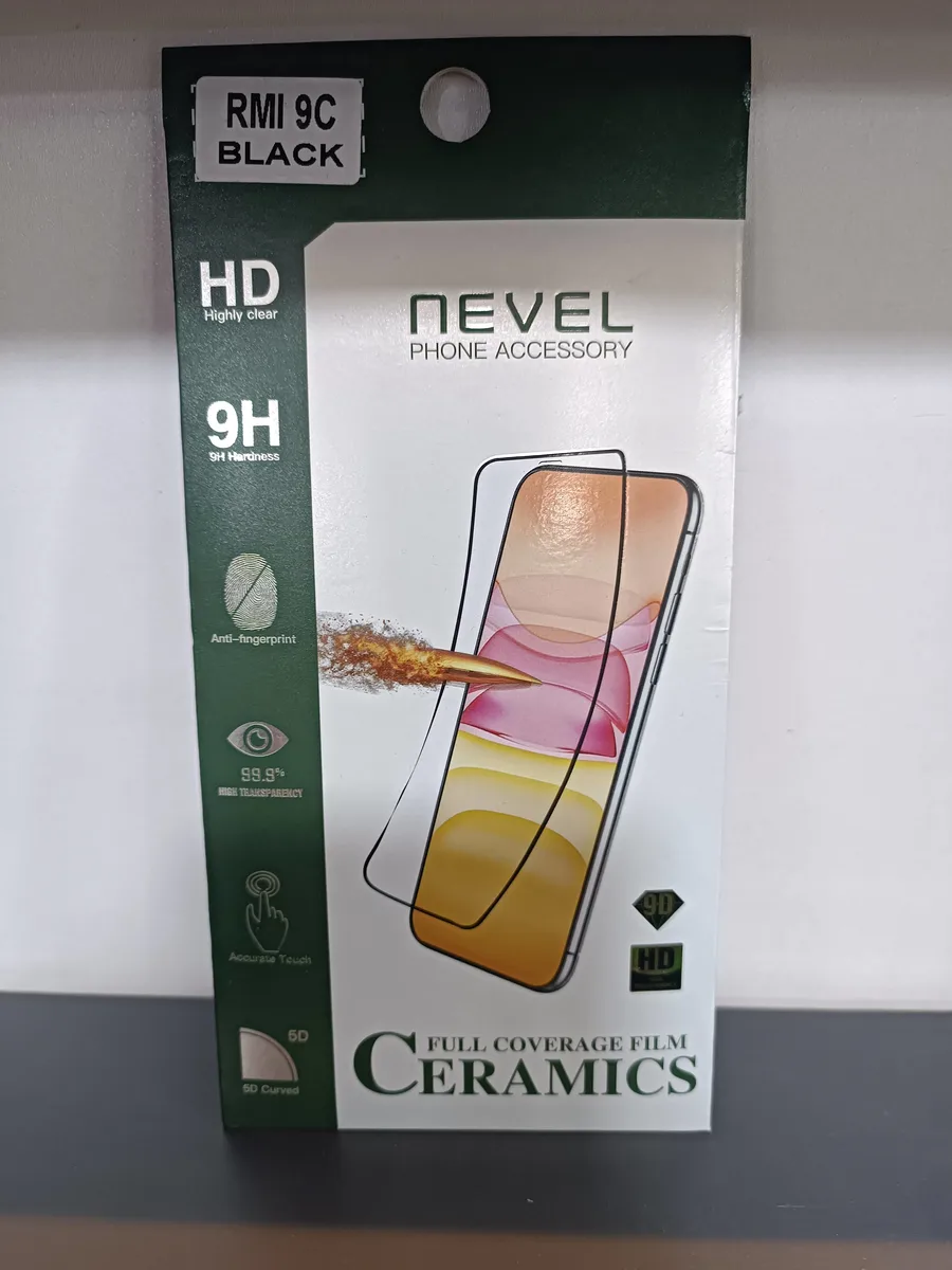 Nevel RMI 9C Siyah 9H Seramik Full Coverage Ekran Koruyucu