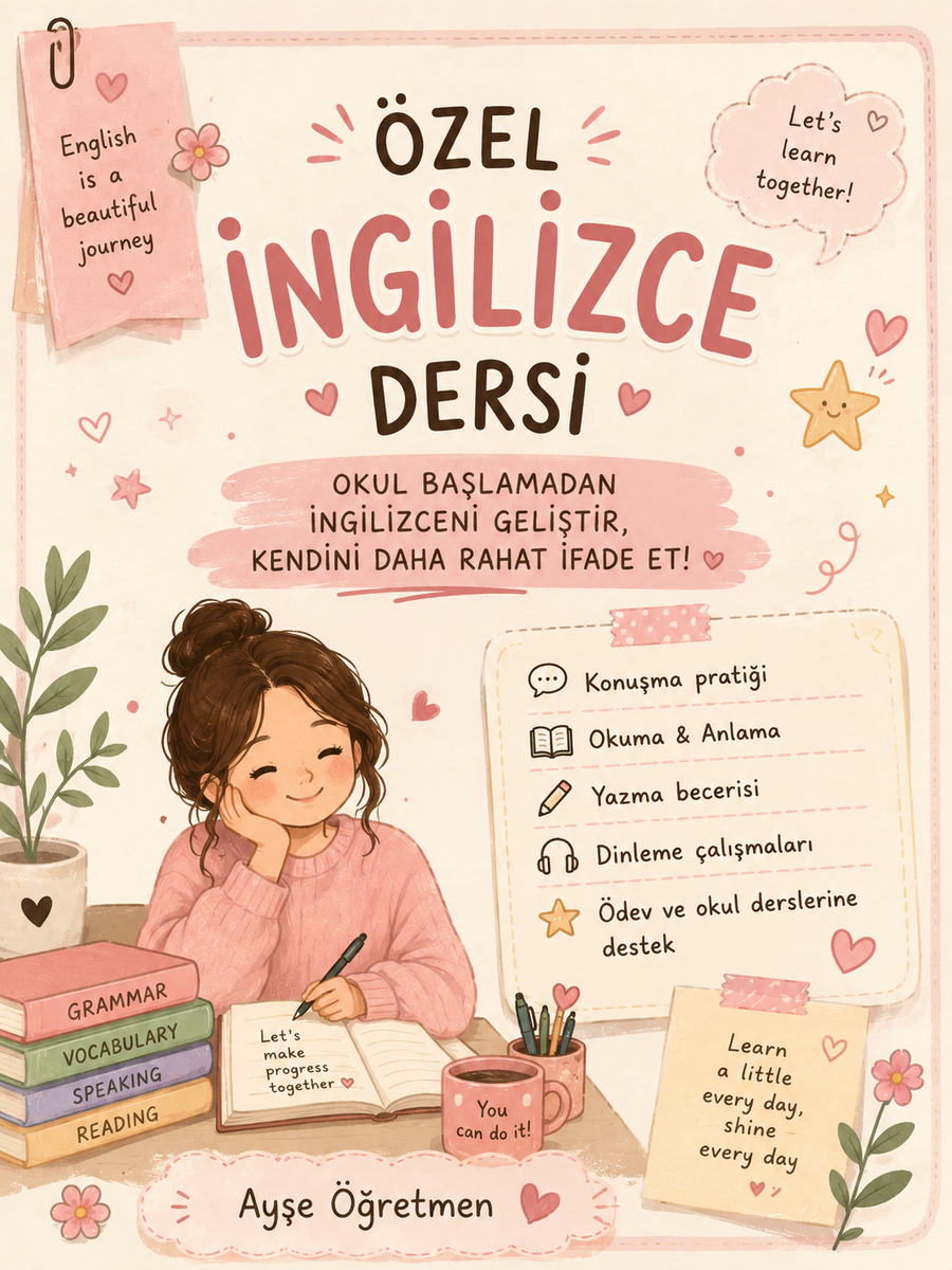 İNGİLİZCE ÖZEL DERS
