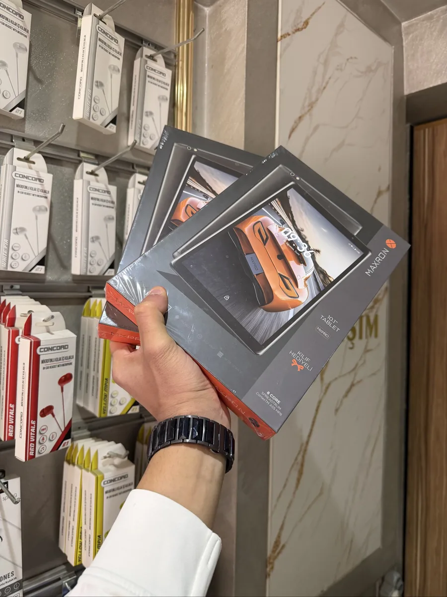 Maroon 10.1" Android Tablet - Yeni Kutu İçinde