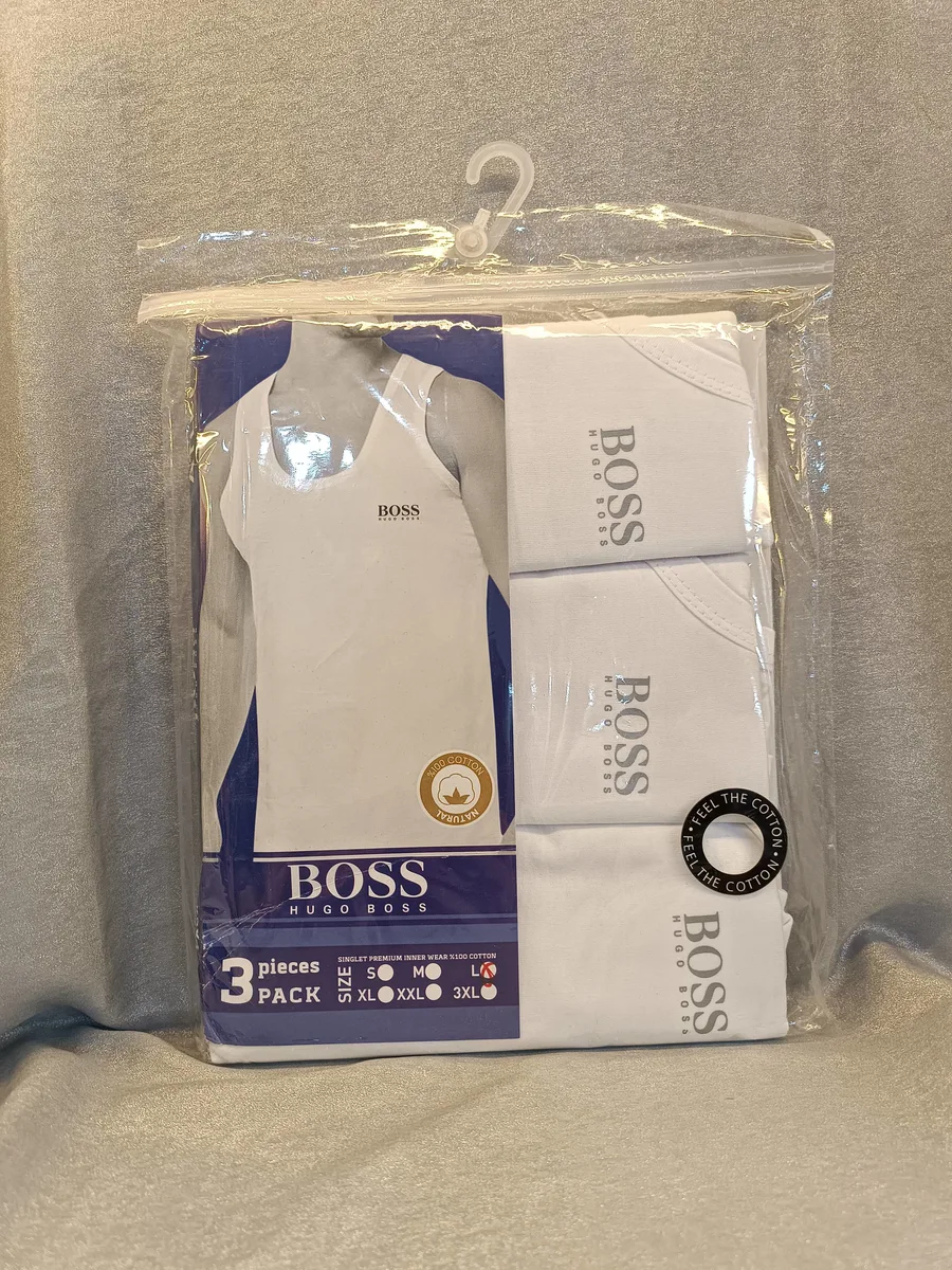 Hugo Boss Premium 3 Parça Erkek Iç Giyim Seti - 100% Pamuk L