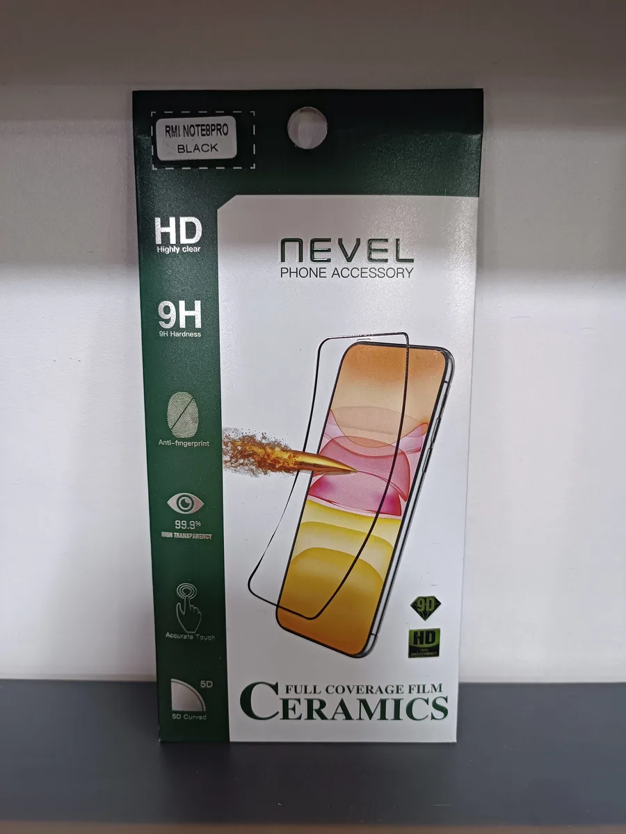 RMI Note8Pro için Seramik Cam Ekran Koruyucu Filmi - 9H Hardness